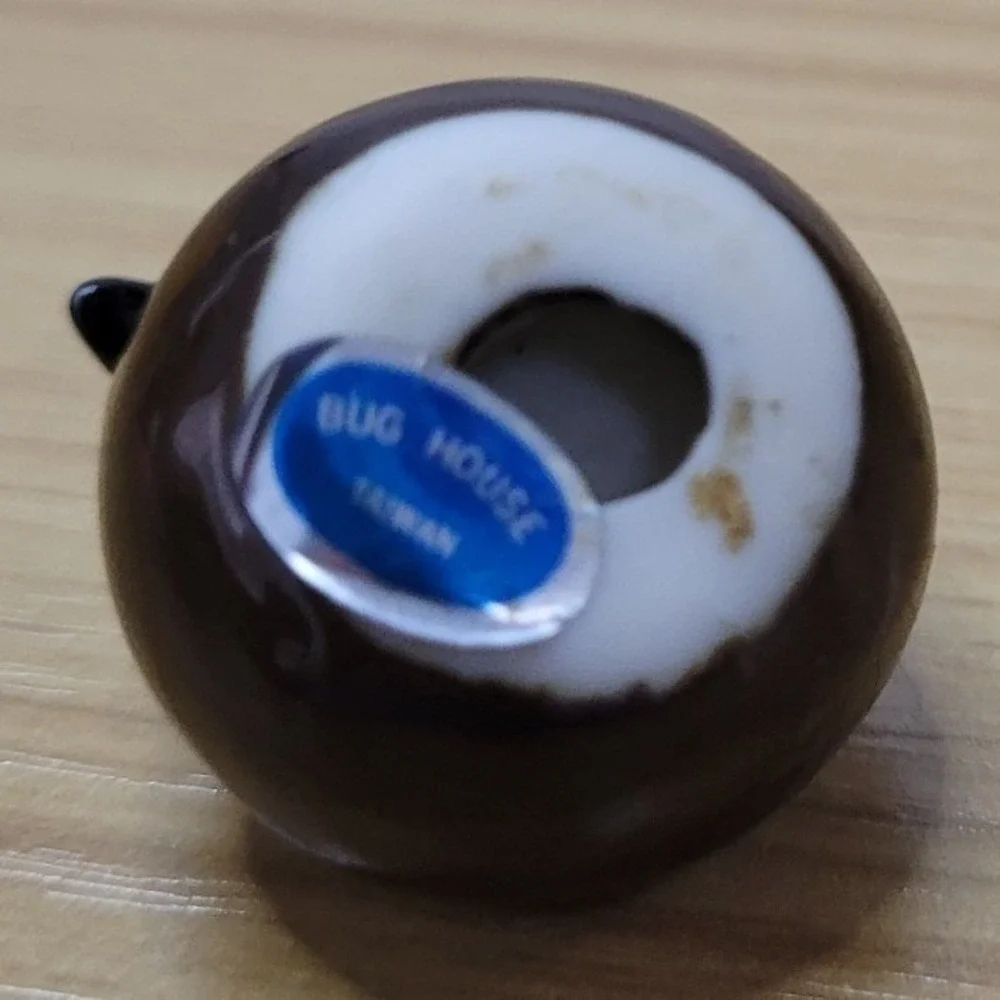 Vintage Miniature Bug House Taiwan Porcelain Kookaburra Bird Mini Animal - Picture 4 of 4